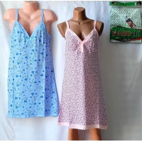 Ночная рубашка хлопок 100%, Размеры (44-54). Узбекистан