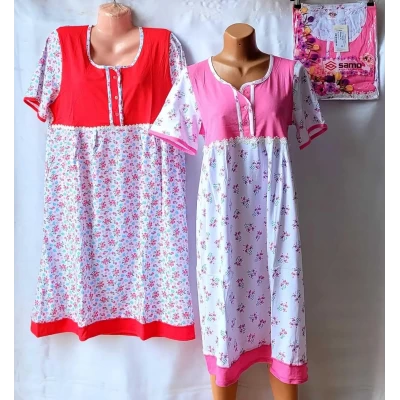 Ночная рубашка хлопок 100%, Размеры (48-58). Узбекистан ГОСТ Ночная рубашка хлопок 100%, Размеры (48-58). Узбекистан ГОСТ