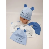 Детские шапки трикотажные 100% котон. Размеры 36-38 40-42 (Польша)