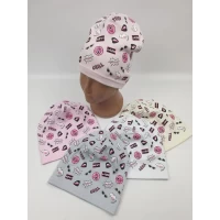 Детские шапки трикотажные 100% котон. Размеры 50-54 (Польша)