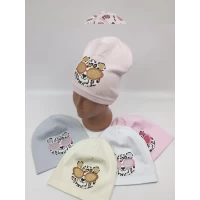 Детские шапки трикотажные 100% котон. Размеры 50-54 (Польша)