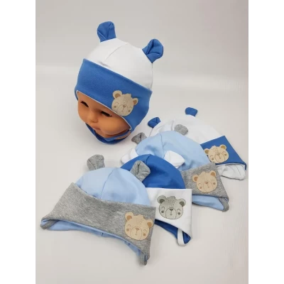 Детские шапки трикотажные 100% котон. Размеры 40-42, 44-46 (Польша) Детские шапки трикотажные 100% котон. Размеры 40-42, 44-46 (Польша)