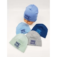 Детские шапки трикотажные 100% котон. Размеры 42 (Польша)