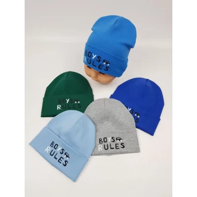 Детские шапки трикотажные 100% котон. Размеры 44 (Польша) Детские шапки трикотажные 100% котон. Размеры 44 (Польша)