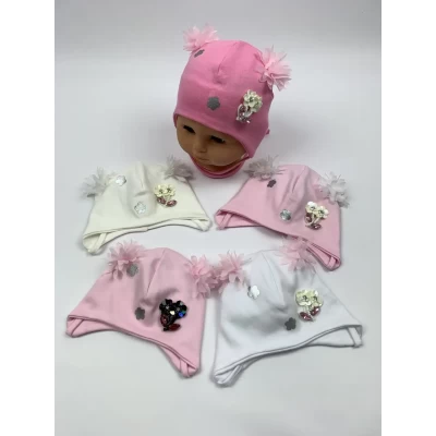 Детские шапки трикотажные 100% котон. Размеры 36-38 40-42 (Польша) Детские шапки трикотажные 100% котон. Размеры 36-38 40-42 (Польша)