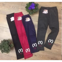 Лосины детские теплые на меху, размер 4-10 лет