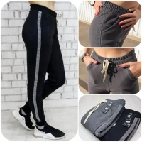 Теплые брюки толстая байка, р.5XL-7XL (52-56)