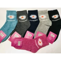 Детские носки ангора на девочку размер 20-25, 25-30, 30-35 Фенна