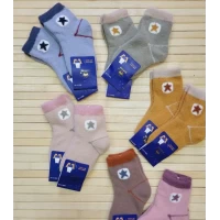 Носки детские шерстяные альпака "Корона" 21-25, 26-30, 31-35.