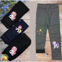 Лосины зимние для детей, утепленные на меху. Размеры 4-10 лет