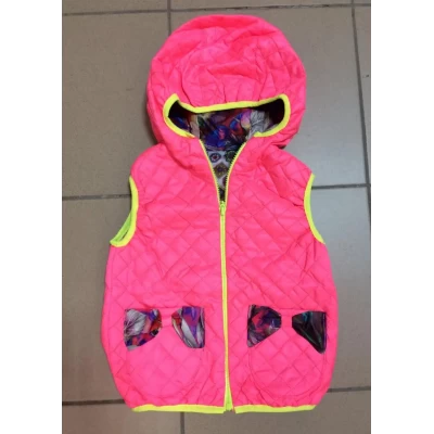 Детская жилетка на тонком синтепоне p. S,M,L  (3 - 5 лет). Цвета в ассорт.