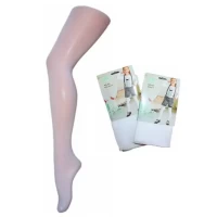 Детские капроновые белые колготки "BFL" размер 1-3, 4-6 лет.