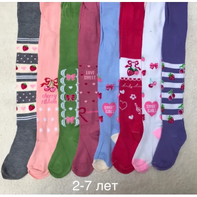 Колготки детские с рисунками демисезон от 2 до 7 лет Колготки детские с рисунками демисезон от 2 до 7 лет