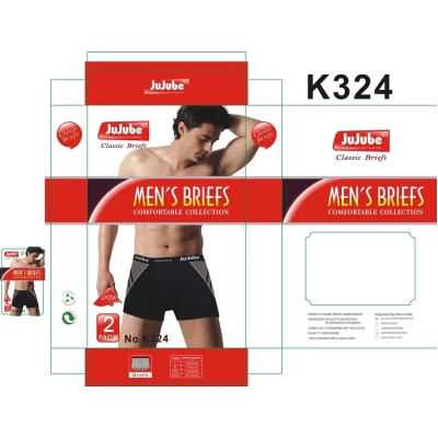 Трусы мужские Jujube, L-3XL. Расцветки в ассорт.