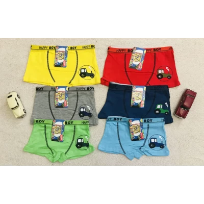 Трусики детские хлопок от 3 до 6 лет с трактором