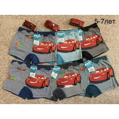 Трусы боксеры для мальчика хлопок, размеры на 5-7 лет