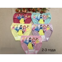 Трусики на девочку с принцессами на 2-3 лет
