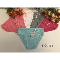 Детские трусы на девочку хлопок, размер: 3-5 лет