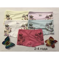 Трусики детские шортики бабочки на 2-4 лет, Бамбук