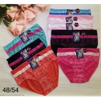 Трусики с кружевом, размер 48-54