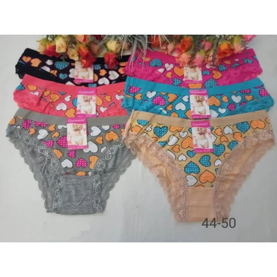 Трусы хлопковые разноцветные сердечки, размеры 44-50 Трусы хлопковые разноцветные сердечки, размеры 44-50