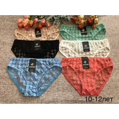 Трусы подросток хлопок с сеточкой размеры на 10-12 лет Трусы подросток хлопок с сеточкой размеры на 10-12 лет