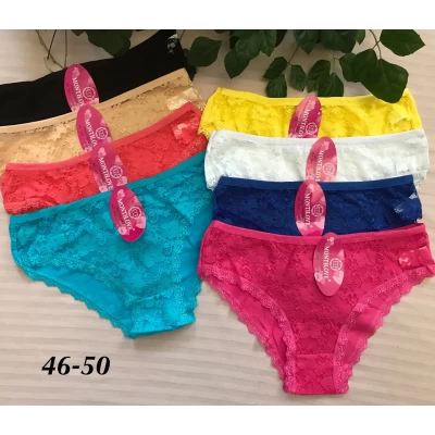 Трусы хлопковые с кружевом, размеры 46-50 Трусы хлопковые с кружевом, размеры 46-50