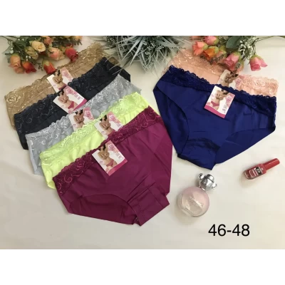 Трусы с лазерной отделкой с кружевом, размер: 46/48