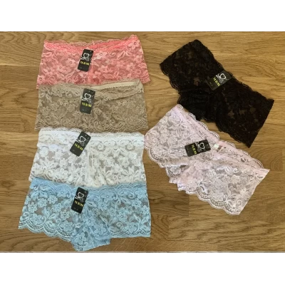 Трусы шорты гипюровые, размер: 46-48