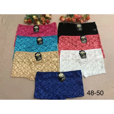 Трусы шорты гипюровые, размер: 48-50