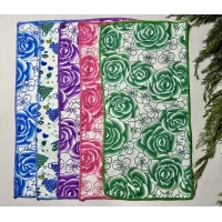 Полотенце Микрофибра "Роза" 25/50 см (с-101)