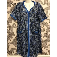 Халаты женские трикотажные, на пуговицах, размеры 50-58