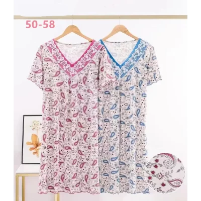 Ночная рубашка бамбук, Размеры (50-58) Ночная рубашка бамбук, Размеры (50-58)
