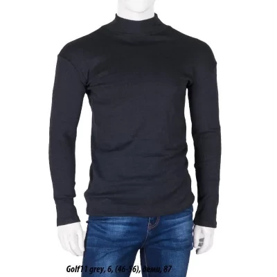 Гольф мужской турецкий трикотаж на флисе, р-н 48-56