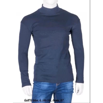 Гольф мужской турецкий трикотаж на флисе, р-н 48-56