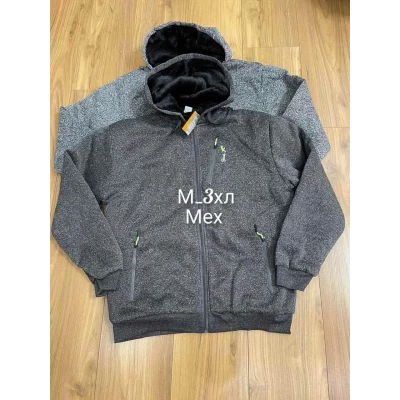 Мужской батник на толстом меху р-р M-4XL