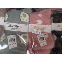 Женские меховые носки Алия норка шерсть