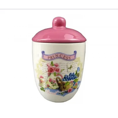 Керамическая банка (520мл) с силиконовым уплотнителем