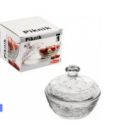 Стеклянная сахарница (350мл) Пикник