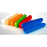 Футляр для зубной щетки с защелками пластиковый (20×5×3,5 см)