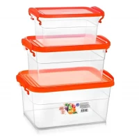 Набор контейнеров Народный продукт с ручками 3,5+2+1,15 Л