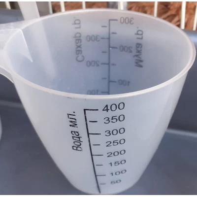 Мерный стакан пластик, объем 0,4 л