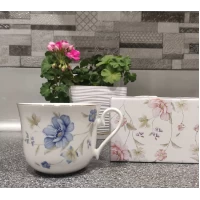 Чашка тонкостенный фарфоp (480мл)ЛаураБлю производство Lefard