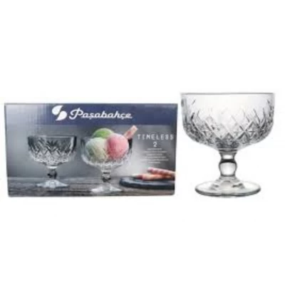 Набор креманок на ножке под хрусталь (275мл) в подарочной упаковке