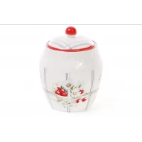 Банка фарфоровая (400мл) земляничная фантазия