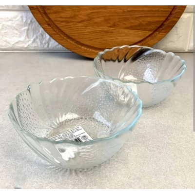 Стеклянный салатник(d12см)