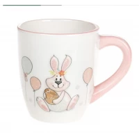 Чашка керамическая (350мл) Весёлый кролик Символ 2023года  (подарочная упаковка)