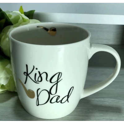 Чашка фарфоровая(550мл) Супер папа