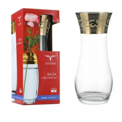 Ваза с золотосодержащим рисунком(260мм) Ваза с золотосодержащим рисунком(260мм)