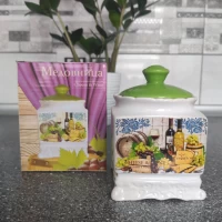 Керамическая банка для меда(450мл)